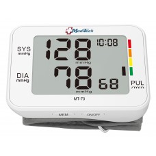 Автоматический тонометр на запястье,  с манжетой 12,5-20 см MediTech МТ-70